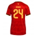Belgien Amadou Onana #24 Hemma matchtröja Dam VM 2026 Kortärmad Billigt Belgien Amadou Onana #24 Hemma matchtröja Dam VM 2026 Kortärmad Billigt
